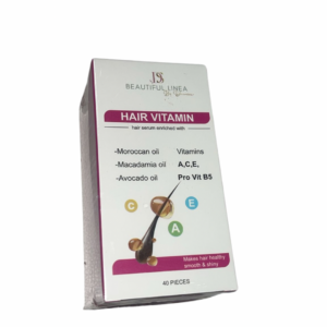 DS Beautiful Linea Hair Vitamin – Cápsulas com Óleo de Argan, Macadâmia e Abacate (40 unid)